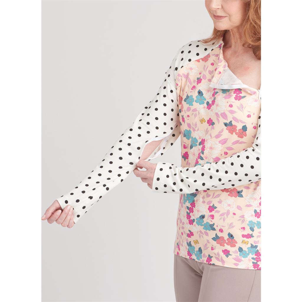 Simplicity Sewing Pattern S9723 Unisex Dual Port Access Chemo Top and Hoodie 9723 Image 4 From Patternsandplains.com