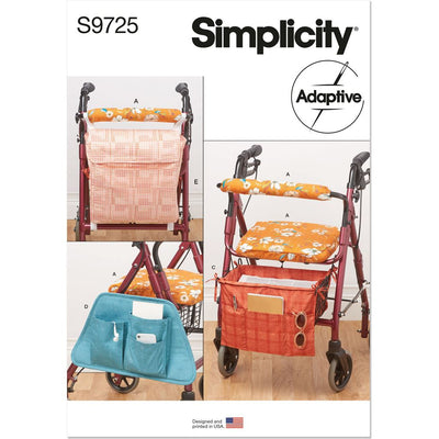 Simplicity Sewing Pattern S9725 Wheeled Walker Accessories 9725 Image 1 From Patternsandplains.com