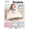 Simplicity Sewing Pattern S9732 Plush Animal Pillow Cases 9732 Image 1 From Patternsandplains.com