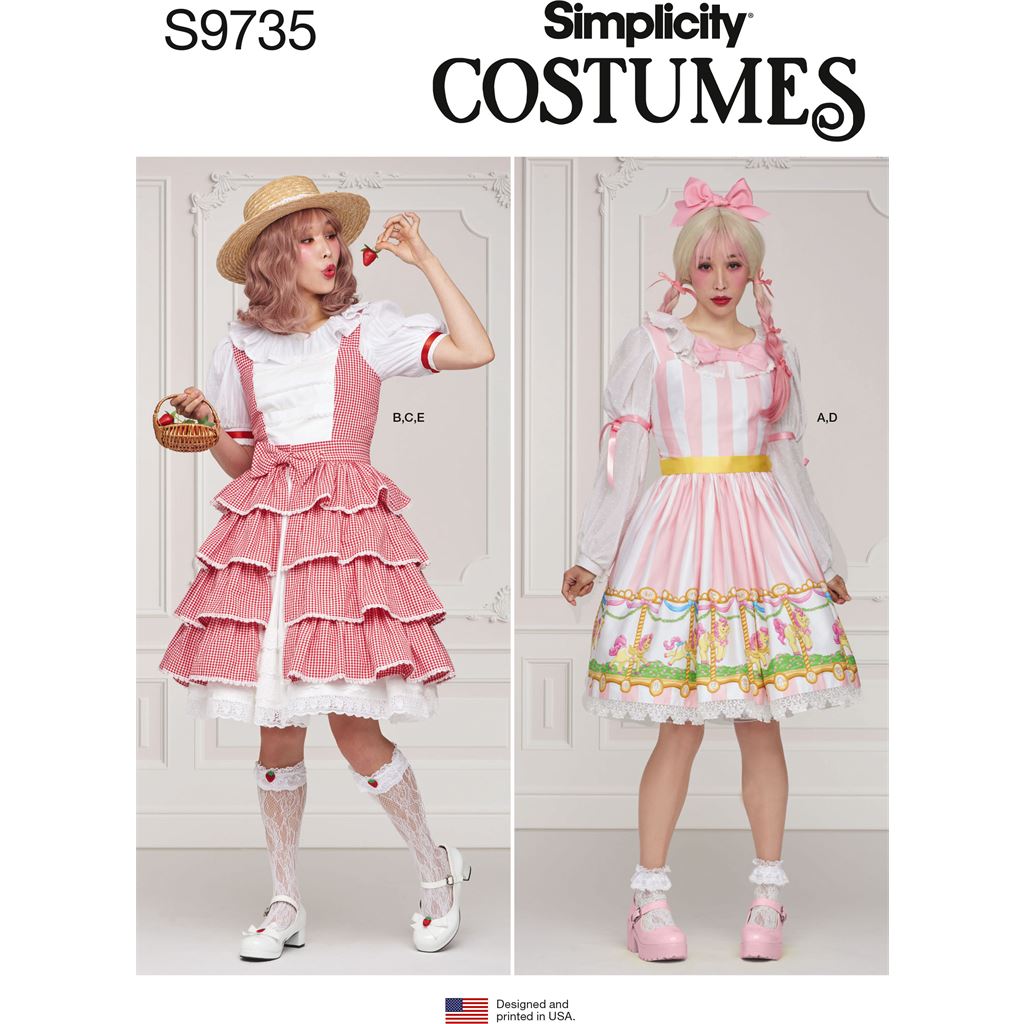 Simplicity Sewing Pattern S9735 Misses Costume 9735 Image 1 From Patternsandplains.com
