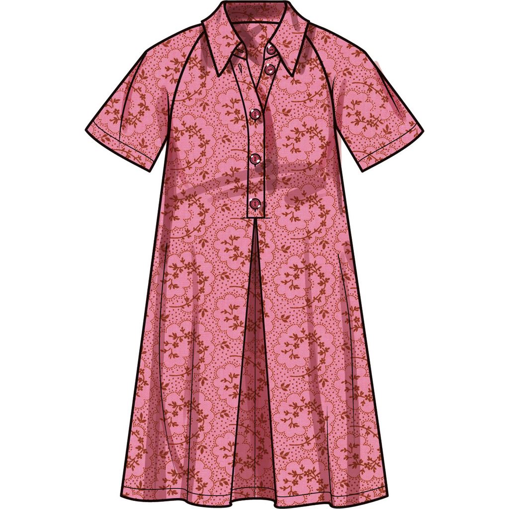 Simplicity Sewing Pattern S9744 Misses' Dresses 9744 - Patterns and Plains