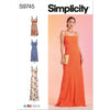 Simplicity Sewing Pattern S9745 Misses Slip Dress in Three Lengths 9745 Image 1 From Patternsandplains.com