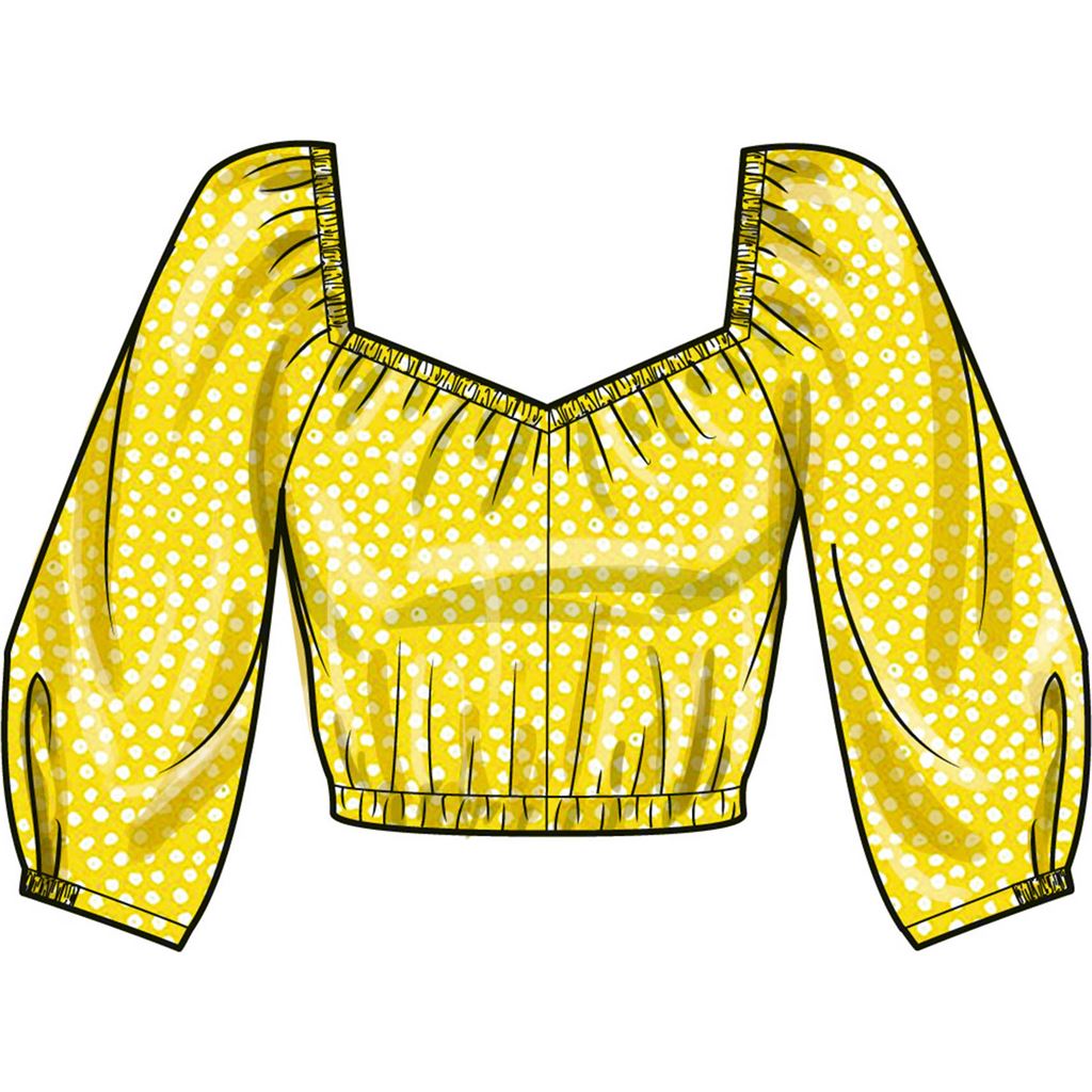 Simplicity Sewing Pattern S9749 Misses' Tops 9749 - Patterns and Plains
