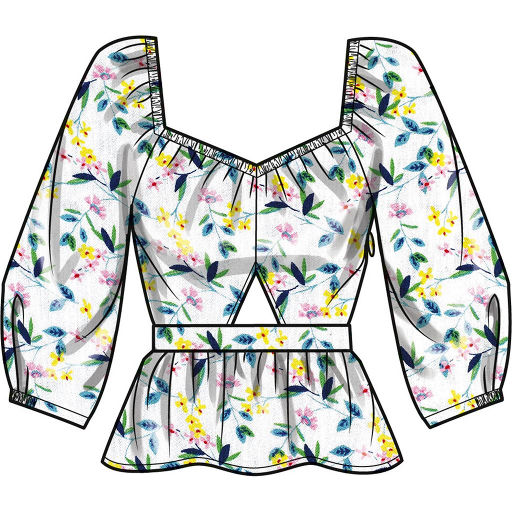 Simplicity Sewing Pattern S9749 Misses' Tops 9749 - Patterns and Plains