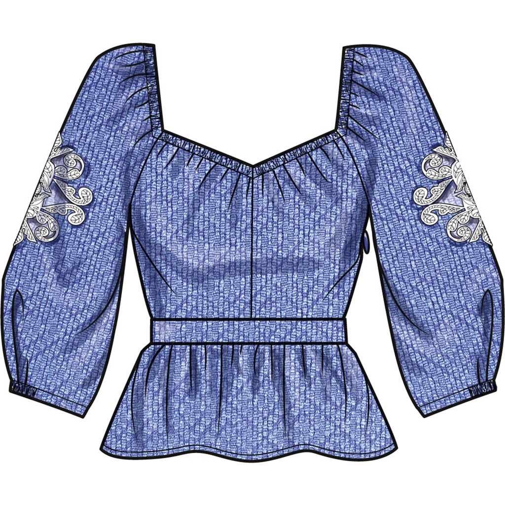 Simplicity Sewing Pattern S9749 Misses' Tops 9749 - Patterns and Plains