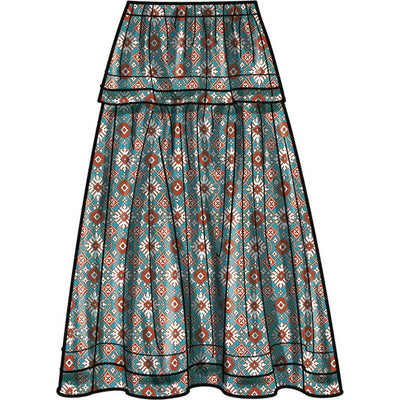 Simplicity Sewing Pattern S9750 Misses Skirt in Three Lengths 9750 Image 4 From Patternsandplains.com