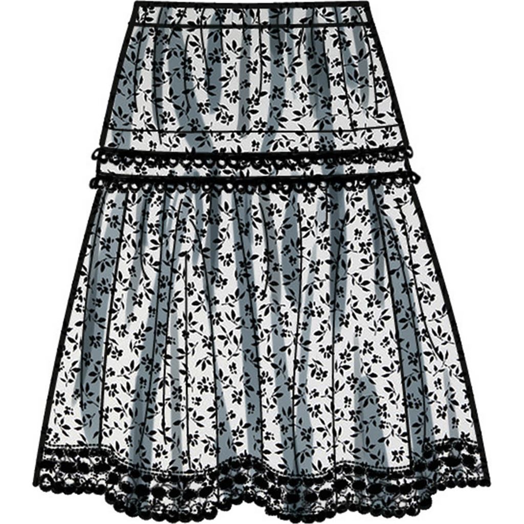 Simplicity Sewing Pattern S9750 Misses Skirt in Three Lengths 9750 Image 5 From Patternsandplains.com