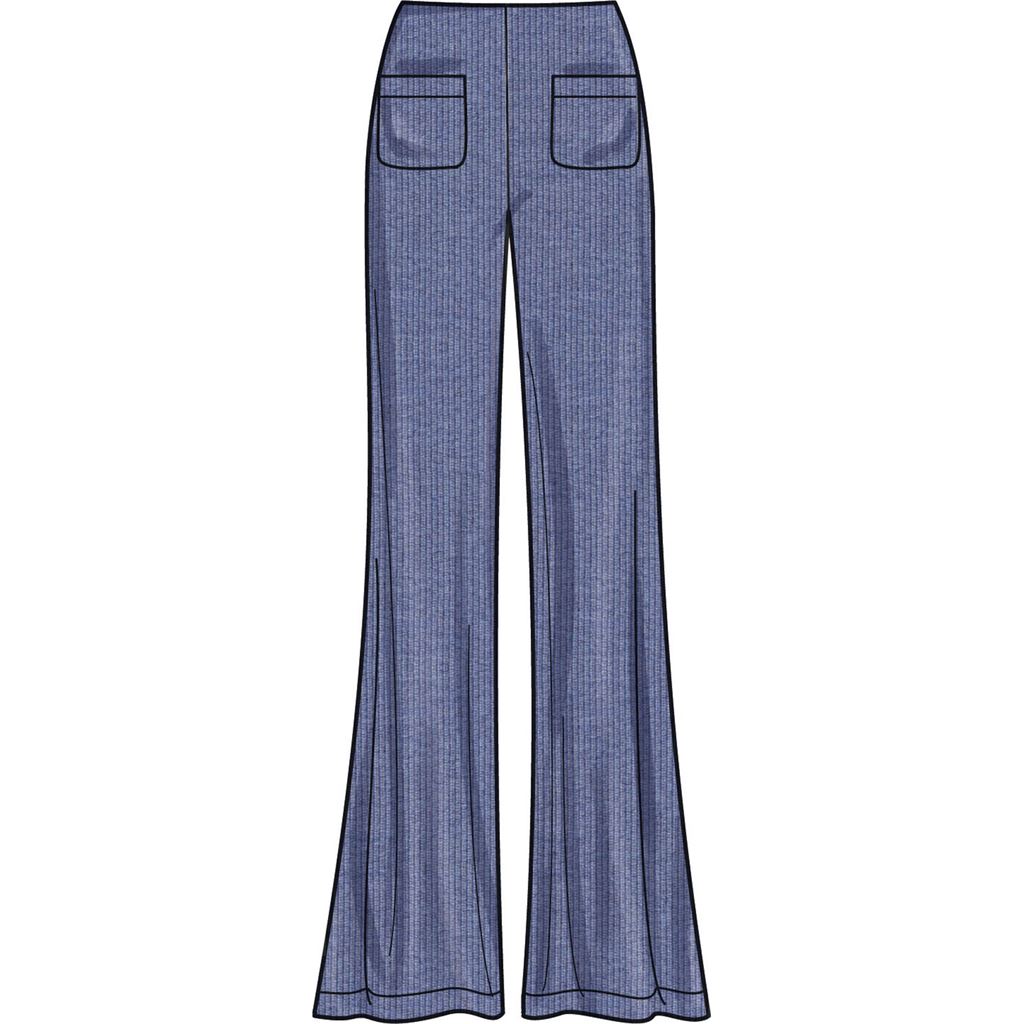 Pattern 9751 Simplicity Sewing Pattern S9751 Misses' Knit Skirts and Pants in Two ...