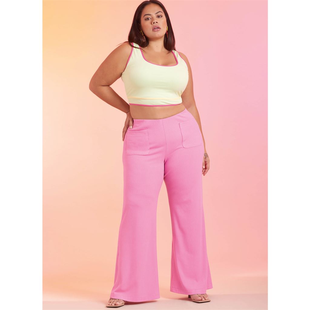 Simplicity Sewing Pattern S9752 Womens Knit Skirts and Pants in Two Lengths 9752 Image 2 From Patternsandplains.com