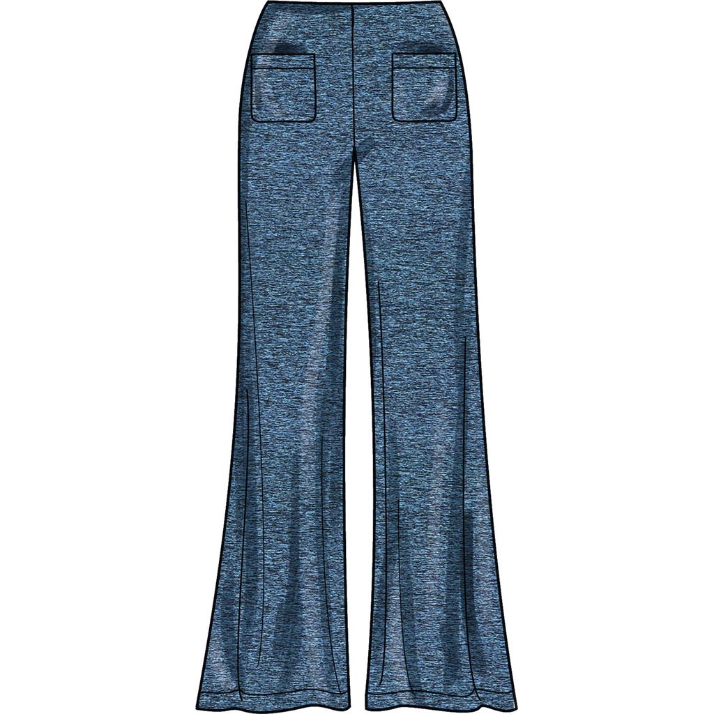 Simplicity Sewing Pattern S9752 Womens Knit Skirts and Pants in Two Lengths 9752 Image 5 From Patternsandplains.com