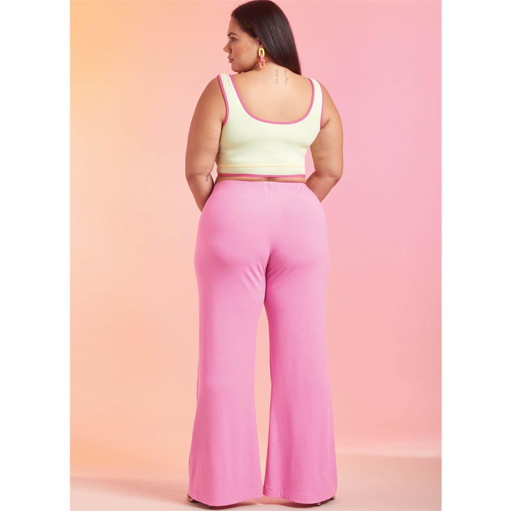 Simplicity Sewing Pattern S9752 Womens Knit Skirts and Pants in Two Lengths 9752 Image 7 From Patternsandplains.com