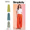Simplicity Sewing Pattern S9753 Misses Pants 9753 Image 1 From Patternsandplains.com