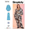 Simplicity Sewing Pattern S9756 Misses and Womens Shirt Pants and Halter Top for American Sewing Guild 9756 Image 1 From Patternsandplains.com