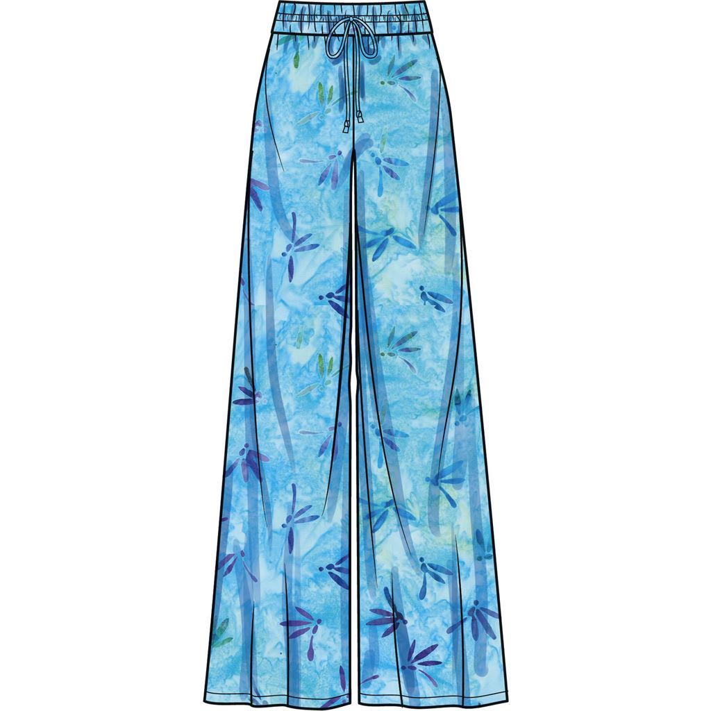 Simplicity Sewing Pattern S9756 Misses and Womens Shirt Pants and Halter Top for American Sewing Guild 9756 Image 4 From Patternsandplains.com