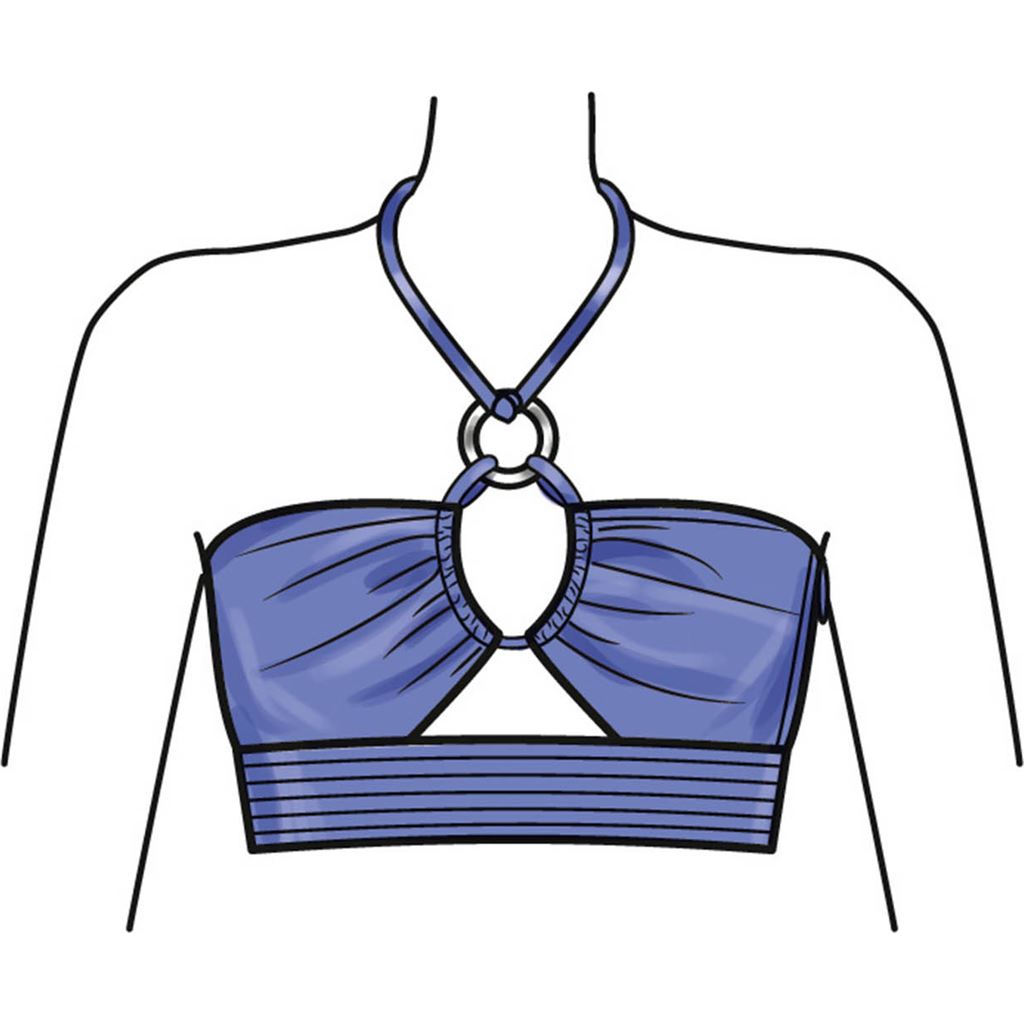 Simplicity Sewing Pattern S9756 Misses and Womens Shirt Pants and Halter Top for American Sewing Guild 9756 Image 5 From Patternsandplains.com