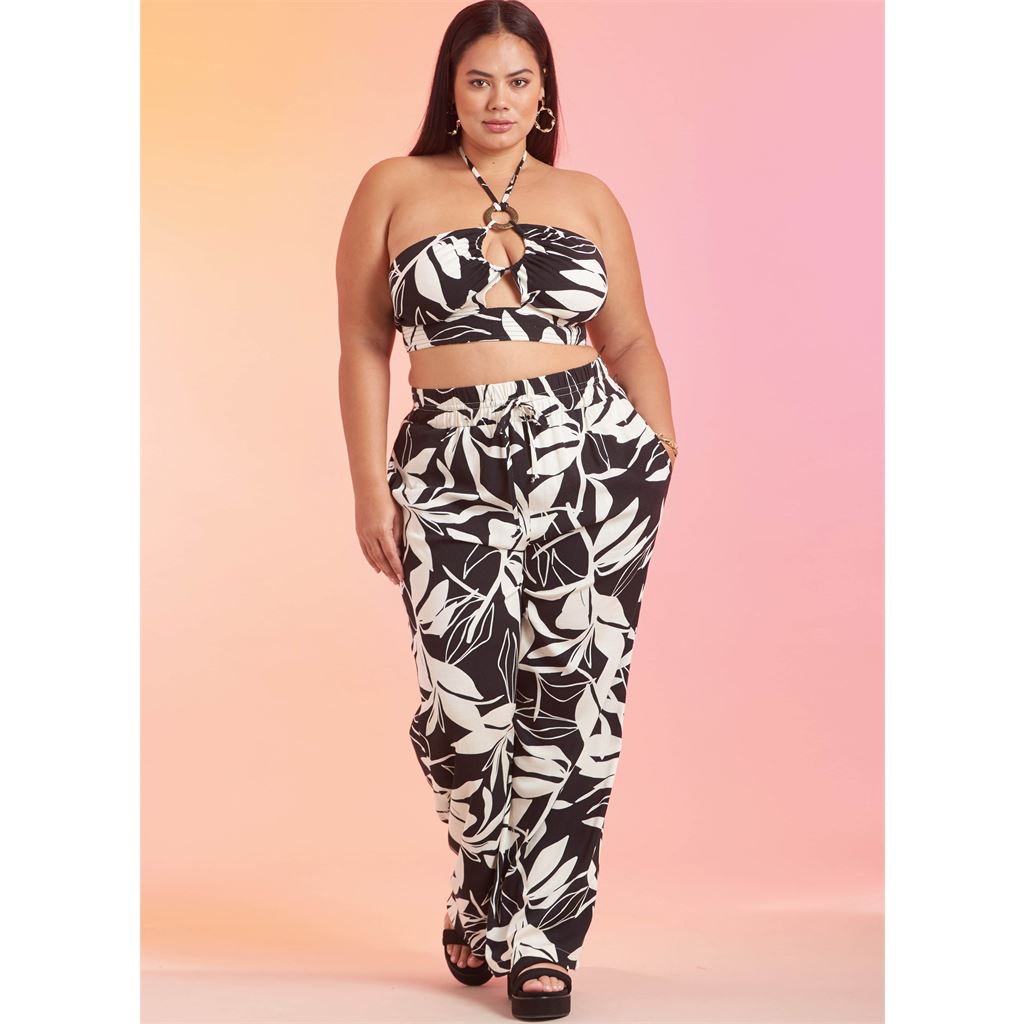 Simplicity Sewing Pattern S9756 Misses and Womens Shirt Pants and Halter Top for American Sewing Guild 9756 Image 6 From Patternsandplains.com