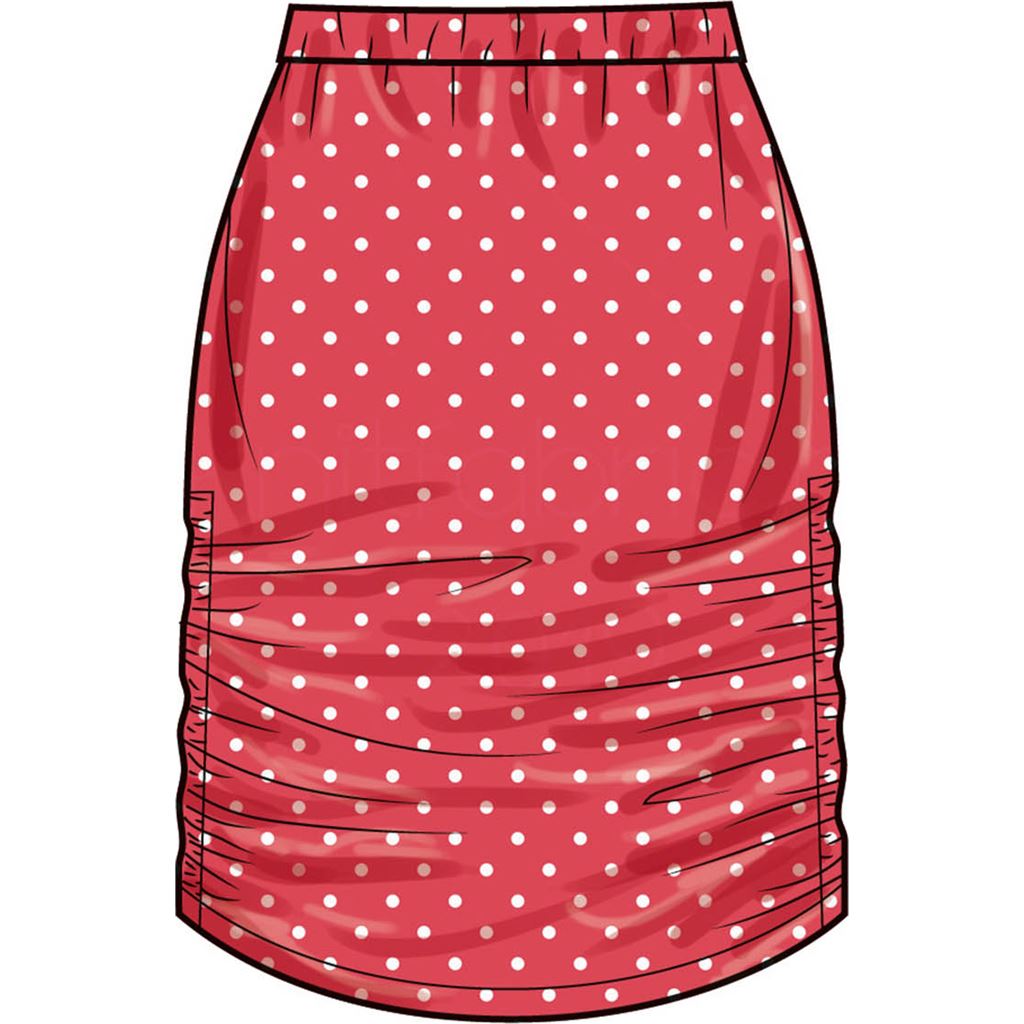 Simplicity Sewing Pattern S9757 Misses Knit Top and Skirt in Two Lengths 9757 Image 6 From Patternsandplains.com