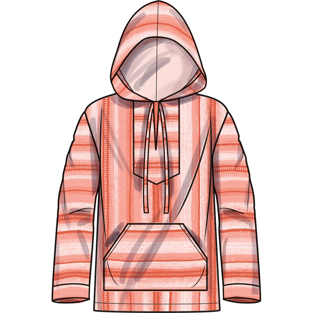 Simplicity Sewing Pattern S9759 Childrens Teens and Adults Hoodie 9759 Image 7 From Patternsandplains.com