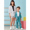 Simplicity Sewing Pattern S9762 Childrens and Girls Jacket Pants and Shorts for American Sewing Guild 9762 Image 2 From Patternsandplains.com