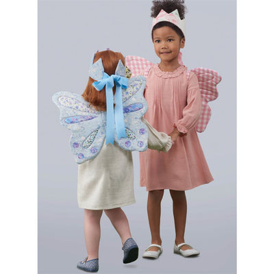 Simplicity Sewing Pattern S9765 Childrens Wings Crown Tote Backpack and Wings and Crown for Doll by Laura Ashley 9765 Image 2 From Patternsandplains.com