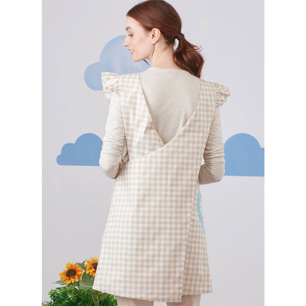 Simplicity Sewing Pattern S9767 Childrens and Misses Wrap Around Apron and Scarf Hat by Ruby Jeans Closet 9767 Image 10 From Patternsandplains.com