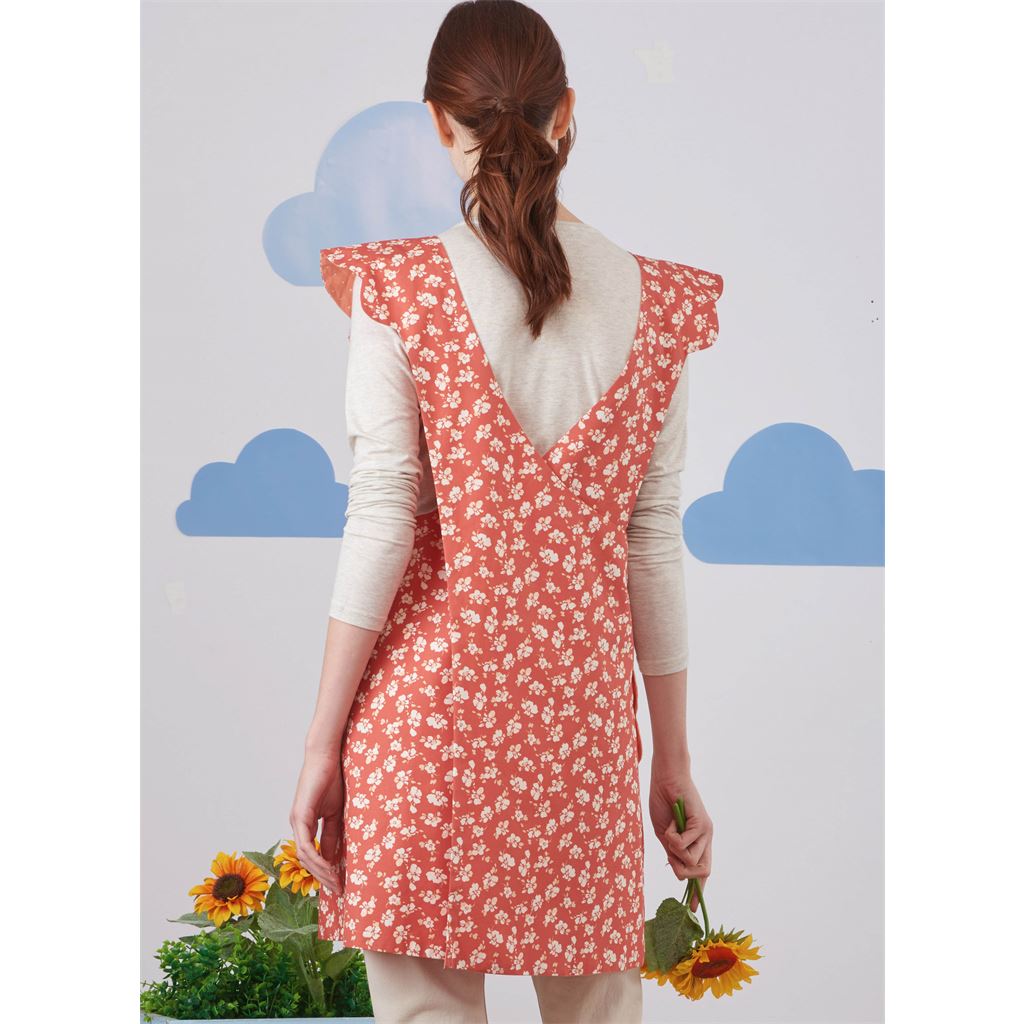 Simplicity Sewing Pattern S9767 Childrens and Misses Wrap Around Apron and Scarf Hat by Ruby Jeans Closet 9767 Image 8 From Patternsandplains.com