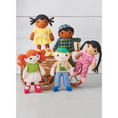 Simplicity Sewing Pattern S9770 14 1 2 Cloth Dolls and Clothes by Longia Miller 9770 Image 2 From Patternsandplains.com