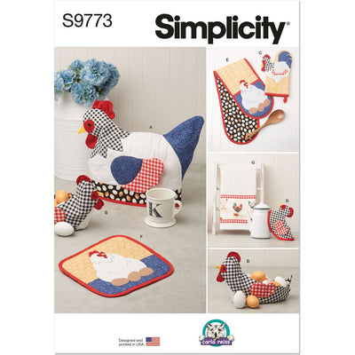 Simplicity Sewing Pattern S9773 Kitchen Accessories by Carla Reiss Design by Carla Reiss Design 9773 Image 1 From Patternsandplains.com