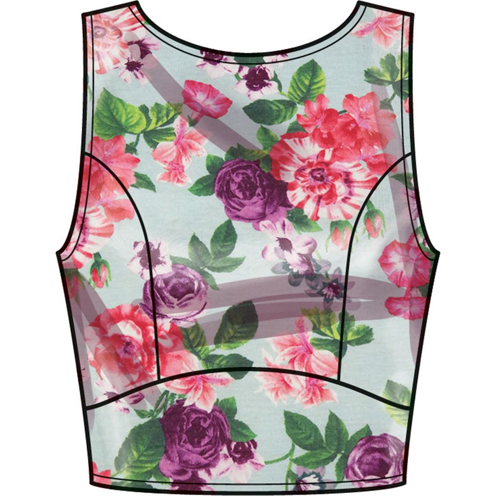 Simplicity Sewing Pattern S9784 Misses Knit Tops 9784 Image 5 From Patternsandplains.com