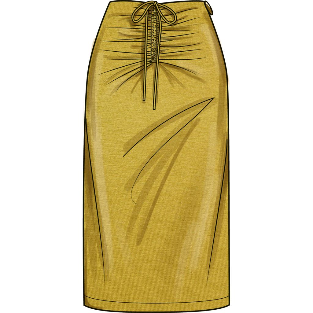 Simplicity Sewing Pattern S9788 Misses Knit Skirts in Two Lengths 9788 Image 3 From Patternsandplains.com