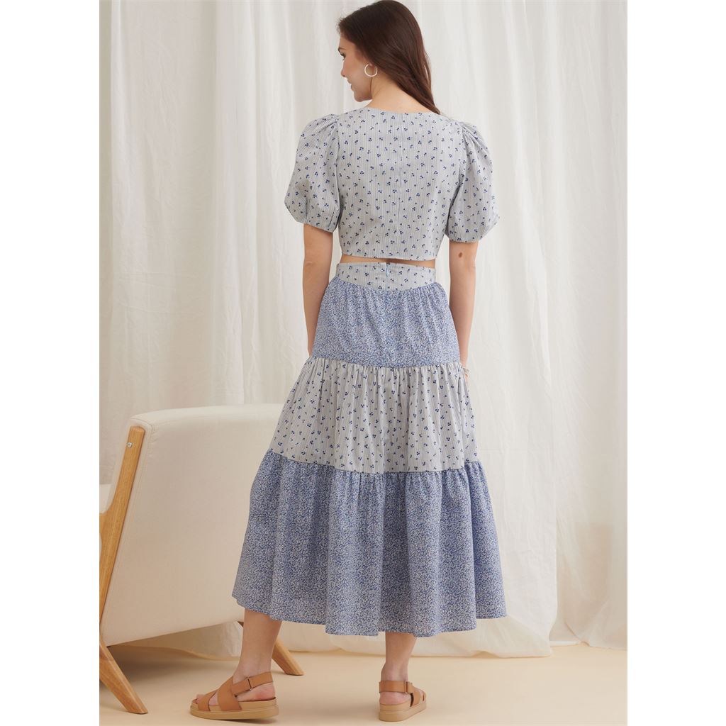 Simplicity Sewing Pattern S9791 Misses Tops Skirt and Pants 9791 Image 7 From Patternsandplains.com