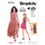 Simplicity Sewing Pattern S9793 Misses Knit Front Wrap Halter Dress in Two Lengths 9793 Image 1 From Patternsandplains.com