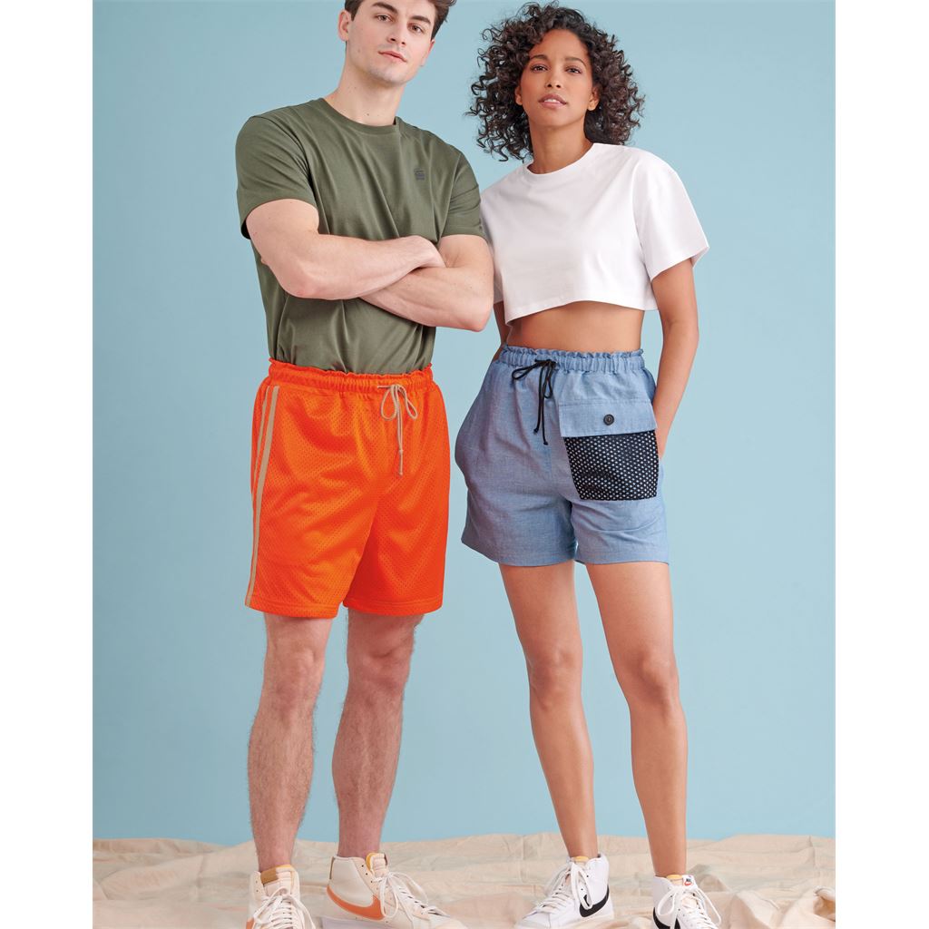 Simplicity Sewing Pattern S9795 Unisex Shorts 9795 Image 2 From Patternsandplains.com