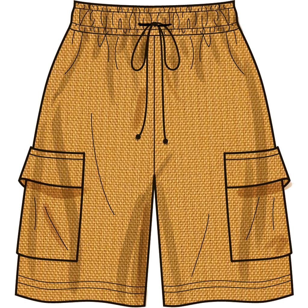 Simplicity Sewing Pattern S9795 Unisex Shorts 9795 Image 3 From Patternsandplains.com