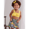 Simplicity Sewing Pattern S9797 Toddlers Tops Skort Pants and Hat in Three Sizes 9797 Image 2 From Patternsandplains.com