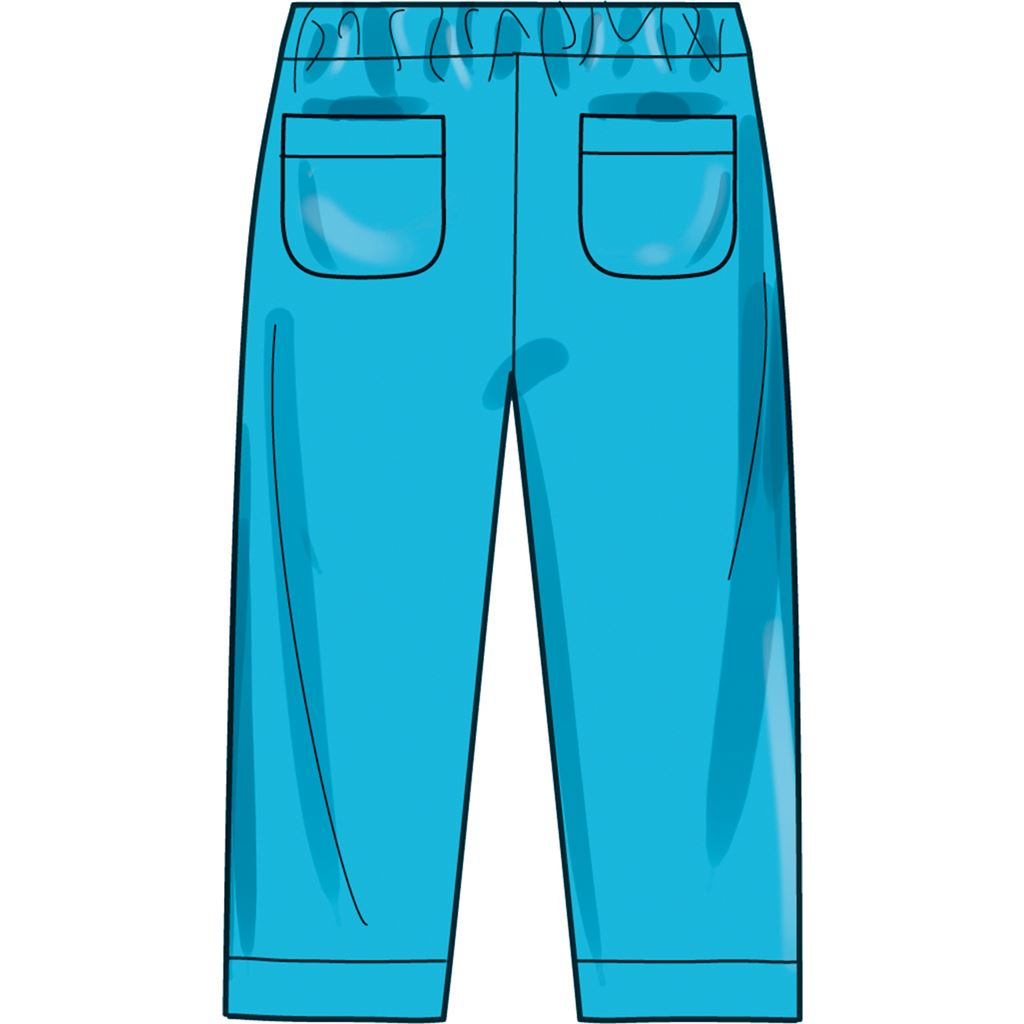 Simplicity Sewing Pattern S9797 Toddlers Tops Skort Pants and Hat in Three Sizes 9797 Image 6 From Patternsandplains.com