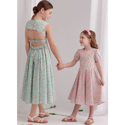 Simplicity Sewing Pattern S9799 Childrens and Girls Dresses 9799 Image 2 From Patternsandplains.com