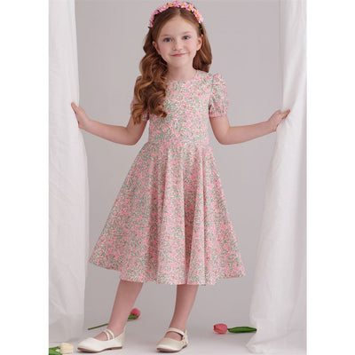 Simplicity Sewing Pattern S9799 Childrens and Girls Dresses 9799 Image 7 From Patternsandplains.com