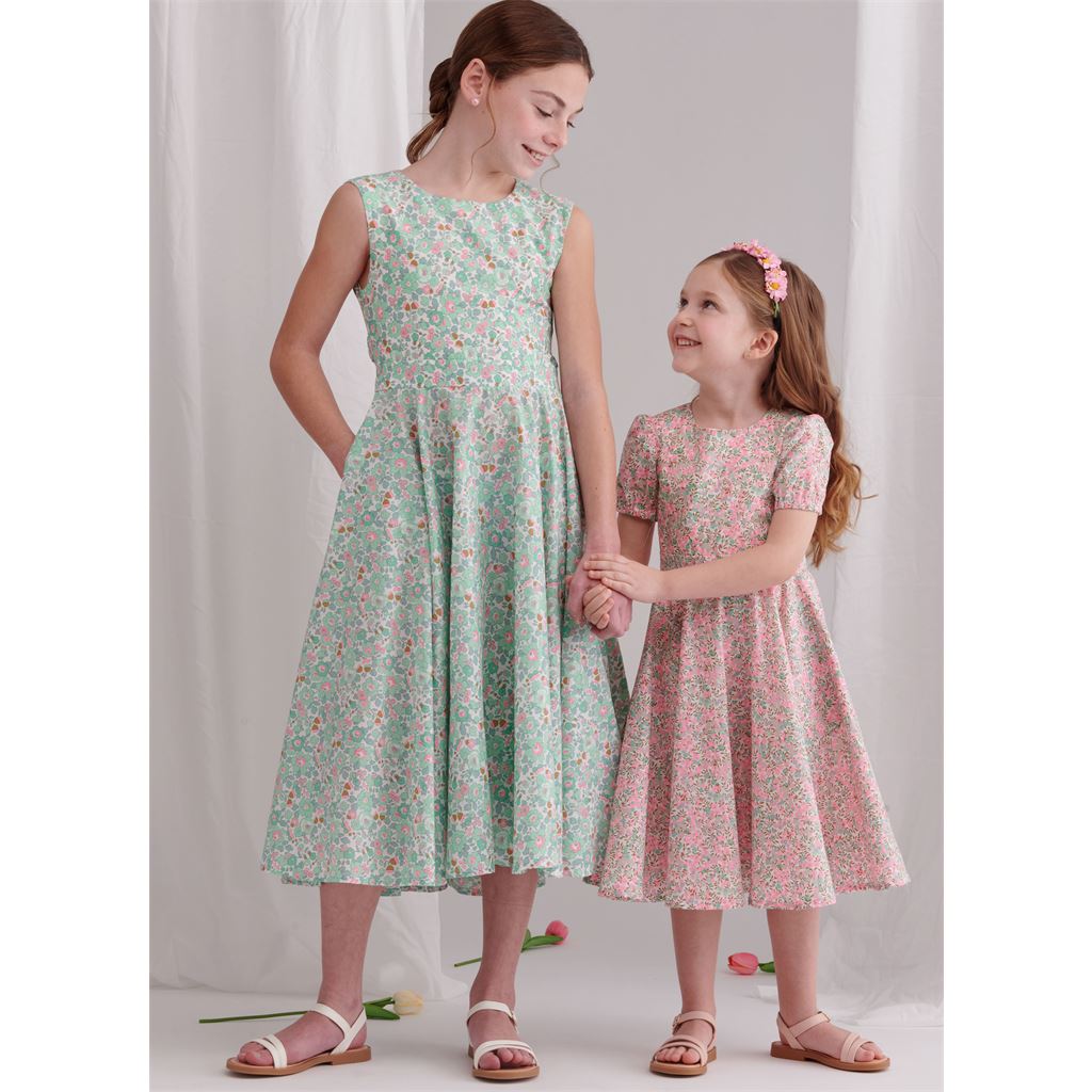 Simplicity Sewing Pattern S9799 Children's and Girls' Dresses 9799 ...
