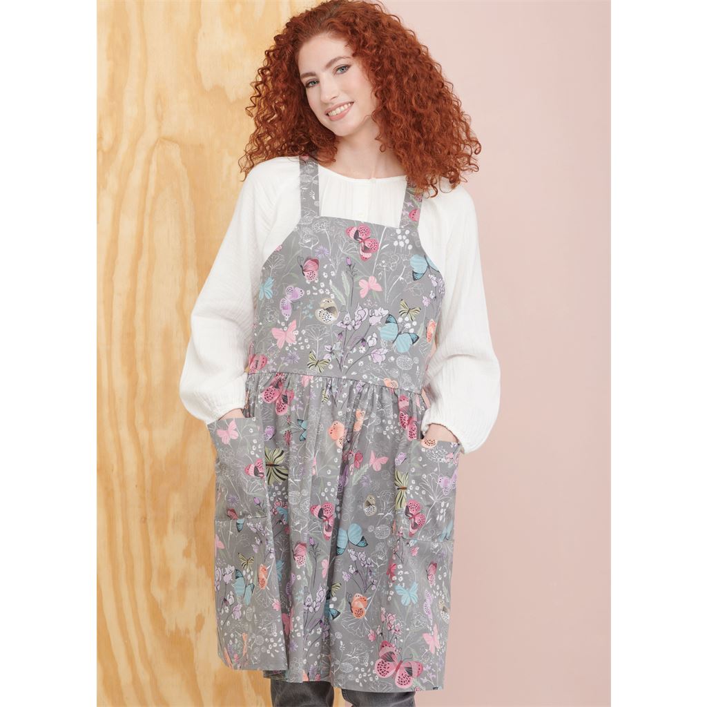 Simplicity Sewing Pattern S9805 Misses Pinafore Aprons and Tote in One Size by Elaine Heigl Designs 9805 Image 2 From Patternsandplains.com