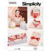 Simplicity Sewing Pattern S9809 Pincushion Dolls Project Organizer and Etui by Shirley Botsford 9809 Image 1 From Patternsandplains.com