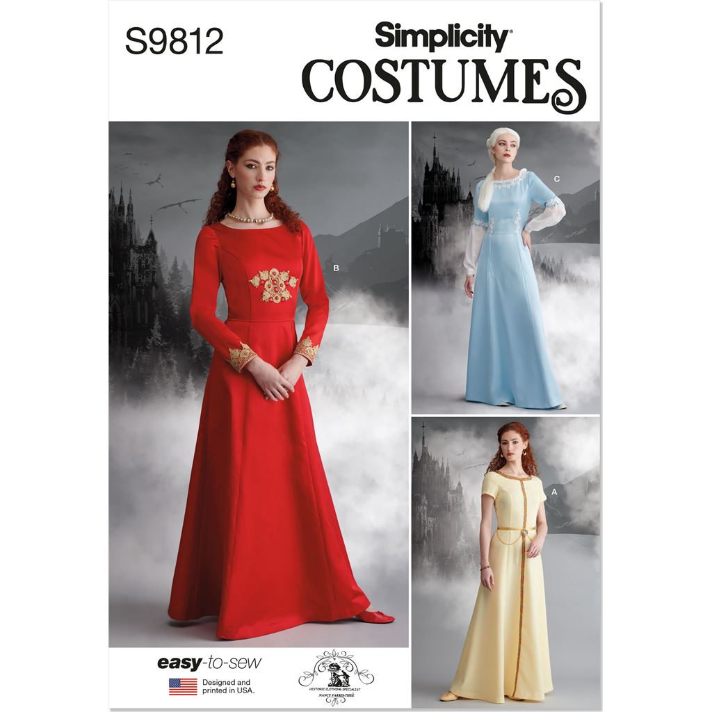 Simplicity Sewing Pattern S9812 Misses Costumes 9812 Image 1 From Patternsandplains.com