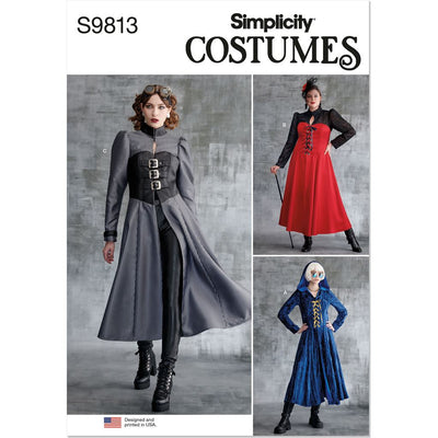 Simplicity Sewing Pattern S9813 Misses and Womens Costumes 9813 Image 1 From Patternsandplains.com