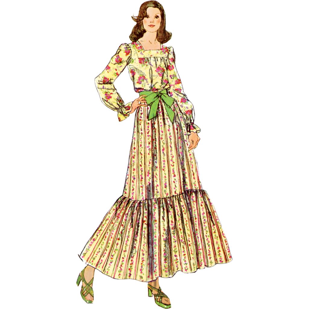 Simplicity Sewing Pattern S9816 Misses Blouse and Skirts 9816 Image 3 From Patternsandplains.com