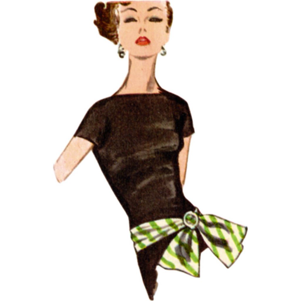 Simplicity Sewing Pattern S9817 Misses Neckwear Headband Dickey and Sash Belt 9817 Image 3 From Patternsandplains.com