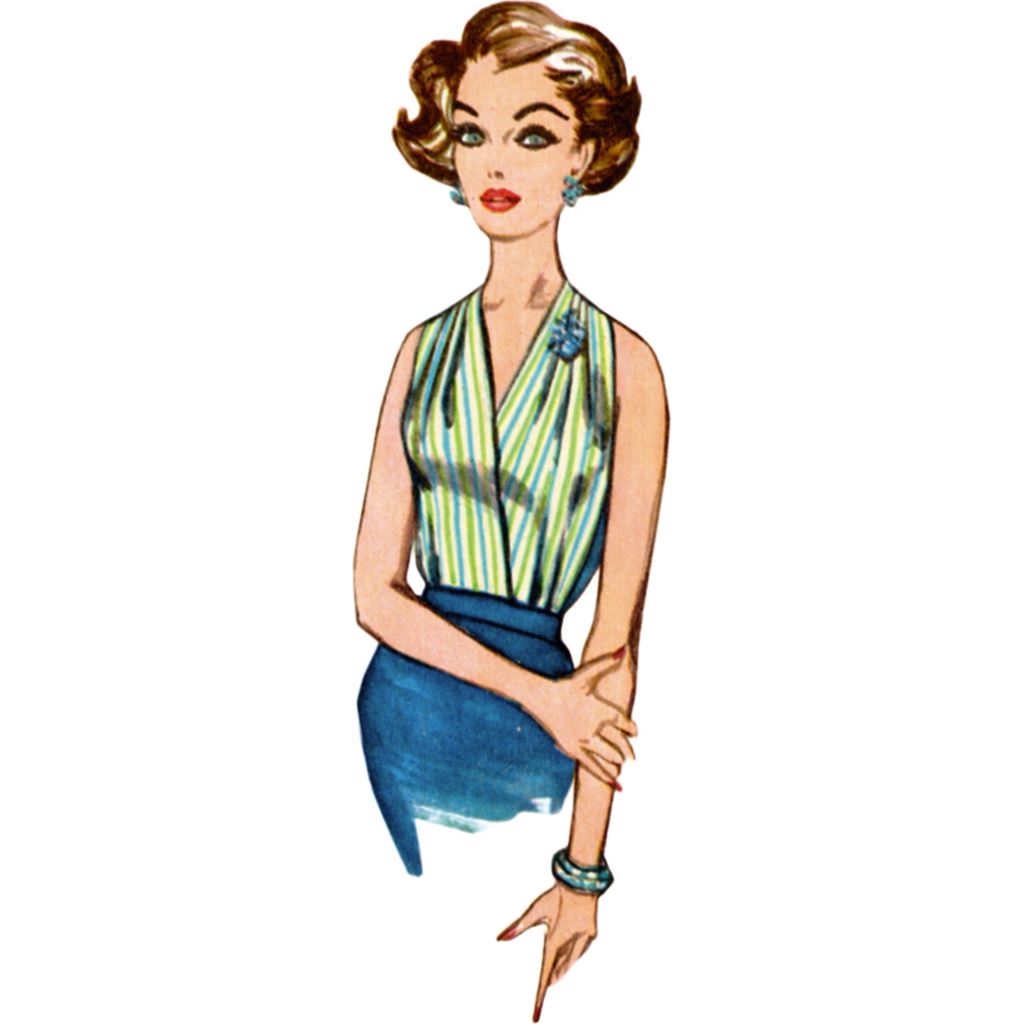 Simplicity Sewing Pattern S9817 Misses Neckwear Headband Dickey and Sash Belt 9817 Image 8 From Patternsandplains.com