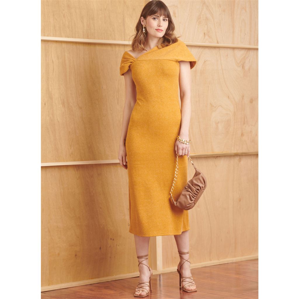 Simplicity Sewing Pattern S9820 Misses Knit Dresses and Shrug 9820 Image 2 From Patternsandplains.com