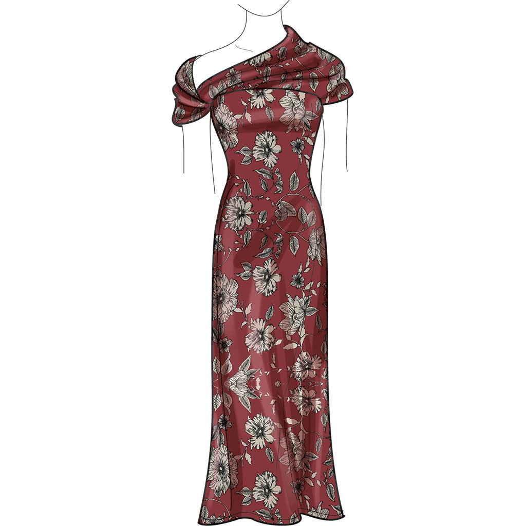 Simplicity Sewing Pattern S9820 Misses Knit Dresses and Shrug 9820 Image 4 From Patternsandplains.com