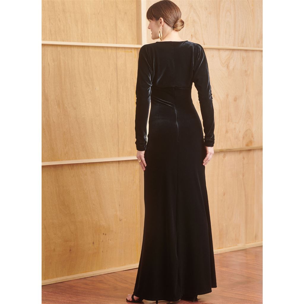 Simplicity Sewing Pattern S9820 Misses Knit Dresses and Shrug 9820 Image 8 From Patternsandplains.com