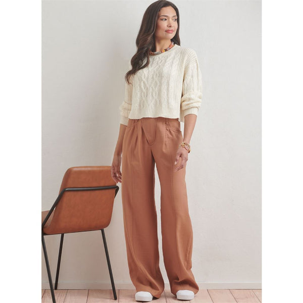Simplicity Sewing Pattern S9823 Misses' Pants 9823 - Patterns and Plains